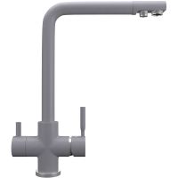 Смеситель для кухни Ulgran Quartz UQ-016-05 Бетон — фото 1, Смесители