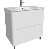 Тумба с раковиной Iddis Edifice 80 EDI80WFi95K Белая — фото 1, Тумбы с раковиной