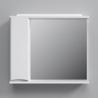 Товар: Зеркало со шкафом AM.PM Like 80 L M80MPL0801WG с подсветкой Белый - фото 6 Зеркало со шкафом AM.PM Like 80 L M80MPL0801WG с подсветкой Белый — фото 6, Мебель для ванной
