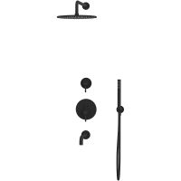 Товар: Душевая система Whitecross Y black YSET07BL Черная матовая - фото 2 Душевая система Whitecross Y black YSET07BL Черная матовая — фото 2, Душевое оборудование. Душевая программа