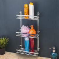 Товар: Полка корзина Tekno-tel ES065G Золото - фото 2 Полка корзина Tekno-tel ES065G Золото — фото 2, Полки для ванной и душа