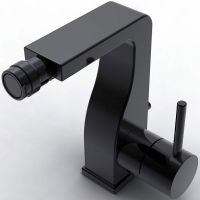 Смеситель для биде Bravat Arc F36061K-ENG Черный матовый — фото 1, Смесители для биде