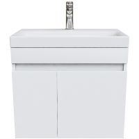 Тумба с раковиной Iddis Zodiac 60 ZOD6CD0i95K подвесная Белая — фото 1, Тумбы с раковиной