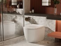 Унитаз Abber Bequem AC1111 приставной с сиденьем Микролифт — фото 7, Приставные унитазы