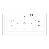 Акриловая ванна Excellent Crown Grand 190x90 WAEX.CRG19.ULTRA.GL с гидромассажем — фото 9, Ванны