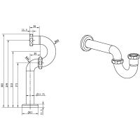 Сифон для раковины Boheme Imperiale 608 Золото — фото 2, Сифоны для раковины