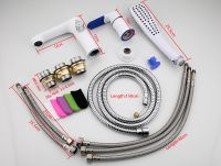 Смеситель на борт ванны Frap H34 F1134 Белый Хром — фото 10, Смесители на борт ванны