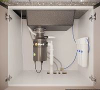 Кухонная мойка Domaci Бьелла DMC-78L арт-DMC-78L-308 черная — фото 6, Кухонные мойки