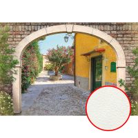 Фреска Ortograf Городской пейзаж 5069 Фактура флок FLK Флизелин (4*2,7) Разноцветный, Город/Деревья/Цветы — фото 1, Фрески