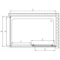 Товар: Душевой уголок Vincea Alpha 140x90 VSR-3AL9014CLG профиль Брашированное золото стекло прозрачное - фото 5 Душевой уголок Vincea Alpha 140x90 VSR-3AL9014CLG профиль Брашированное золото стекло прозрачное — фото 5, Душевые уголки