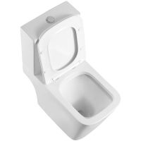 Унитаз компакт Royce Crown RCT-152204WH с бачком и сиденьем Микролифт — фото 3, Унитазы