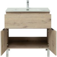 Тумба под раковину Aquanet Алвита New 80 277553 Дуб Веллингтон — фото 5, Мебель для ванной