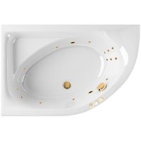 Акриловая ванна Excellent Aquarella 170x110 L WAEX.ARL17.SMART.GL с гидромассажем — фото 1, Ванны