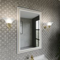 Зеркало Caprigo Metropol 70 13730-021.GLD.00.05 Белое матовое — фото 1, Зеркала в ванную комнату