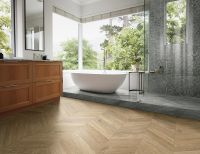 Керамогранит Marazzi Ragno Ossimori Beige Chevron R9SR 11х54 см — фото 2, Керамогранит
