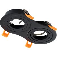 Встраиваемый светильник Crystal Lux CLT 001C2 BL Черный — фото 2, Точечные светильники