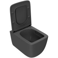 Товар: Комплект унитаза с инсталляцией Point Меркурий 886914GBO1+PN41831GM Графит матовый с сиденьем Микролифт и Белой клавишей смыва - фото 5 Комплект унитаза с инсталляцией Point Меркурий 886914GBO1+PN41831GM Графит матовый с сиденьем Микролифт и Белой клавишей смыва — фото 5, Унитазы