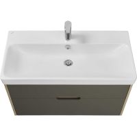 Тумба под раковину Aquaton Оливия 90 1A254401OLUG0 подвесная Грей Дуб ойстер — фото 3, Тумбы под раковину