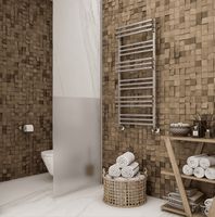 Товар: Водяной полотенцесушитель Terminus Нойс П12 500x800 4630080268401 Хром, нижнее подключение, G 1/2" ВР, с комплектом вентилей - фото 3 Водяной полотенцесушитель Terminus Нойс П12 500x800 4630080268401 Хром, нижнее подключение, G 1/2" ВР, с комплектом вентилей — фото 3, Водяные полотенцесушители