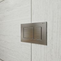 Клавиша смыва Point Ника PN44081SB Сталь брашированная — фото 3, Комплектующие для душевого оборудования