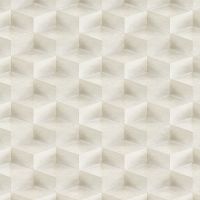 Обои Emiliana Parati Tekko New 20020T Винил на флизелине (1,06*10,05) Бежевый/Белый, Геометрия — фото 1, Обои для стен