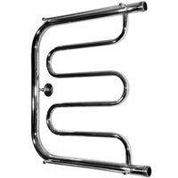 Водяной полотенцесушитель Тругор ПМ 1 П 60x50 с полкой Хром — фото 1, Водяные полотенцесушители