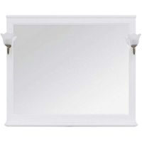 Зеркало Aquanet Валенса New 120 238831 Белое матовое — фото 2, Мебель для ванной