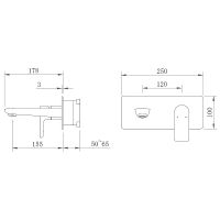 Смеситель для раковины Berges Ventas S 076005 Хром — фото 2, Смесители