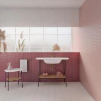 Керамическая плитка WOW Grace O Blush Gloss 124932 настенная 7,5x30 см — фото 2, Керамическая плитка