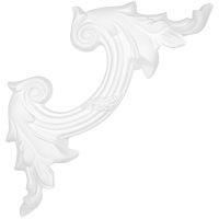 Угловой элемент молдинга Перфект AC290-11 30x370x370 мм — фото 1, Молдинги