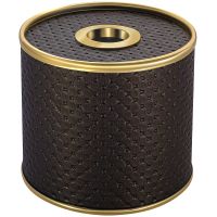 Салфетница Geralis S-PCG Punto Шоколад, кант Золото — фото 1, Боксы для салфеток