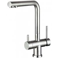 Смеситель для кухни Florentina Арес 333.20H.2113.900 Нержавеющая сталь — фото 1, Смесители для кухни