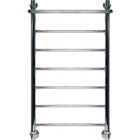 Водяной полотенцесушитель Ника Classic ЛП/ВП 100x50 с полкой Хром — фото 1, Водяные полотенцесушители