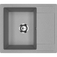 Кухонная мойка Ulgran Practik PR-M 575-003 Светло-серая — фото 1, Кухонные мойки