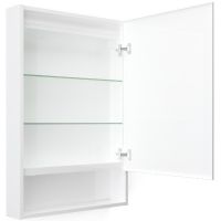 Зеркальный шкаф 1MarKa Mira 60 У83225 Белый глянец — фото 2, Мебель для ванной