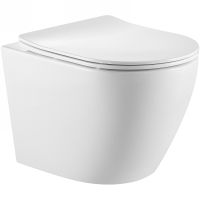 Унитаз SantiLine SL-5025 подвесной Белый с сиденьем Микролифт — фото 1, Подвесные унитазы