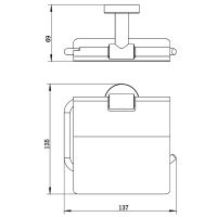 Товар: Держатель туалетной бумаги Whitecross Ergo nickel brushed ER2262NIB с крышкой Брашированный никель - фото 2 Держатель туалетной бумаги Whitecross Ergo nickel brushed ER2262NIB с крышкой Брашированный никель — фото 2, Держатели туалетной бумаги