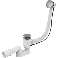 Слив-перелив Koller Pool B70CPMA80 полуавтомат Хром — фото 1, Сливы-переливы