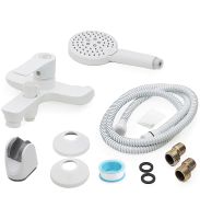 Смеситель для ванны Orange Aristo M19-300W Белый — фото 5, Смесители