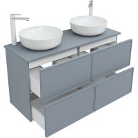 Тумба под раковину Aquanet Арт 60 313274 подвесная Мисти грин — фото 21, Тумбы под раковину