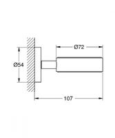 Подстаканник Grohe Essentials 40369001 Хром — фото 4, Аксессуары для ванной