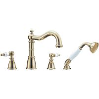 Смеситель на борт ванны Boheme Provanse 394 Бронза — фото 1, Смесители