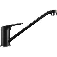 Смеситель для кухни Ulgran Classic U-004-344 Ультра-черный — фото 1, Смесители