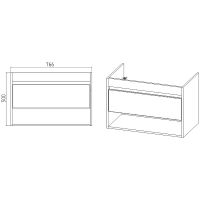 Товар: Тумба под раковину VIANT Бостон 80 VBOS80CO-T1YP подвесная Белая Дуб Вотан - фото 5 Тумба под раковину VIANT Бостон 80 VBOS80CO-T1YP подвесная Белая Дуб Вотан — фото 5, Мебель для ванной