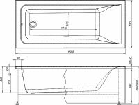 Товар: Акриловая ванна STWORKI Стокгольм 170x75 270043 без гидромассажа - фото 16 Акриловая ванна STWORKI Стокгольм 170x75 270043 без гидромассажа — фото 16, Акриловые ванны