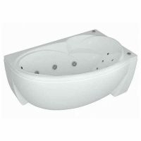 Акриловая ванна Aquatek Бетта 170x97 R BET170-0000009 с гидромассажем с фронтальной панелью с каркасом (разборный) со слив-переливом — фото 2, Акриловые ванны