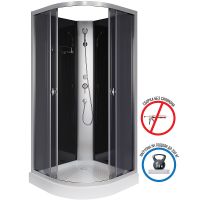 Душевая кабина Niagara Eco 90x90 E90/13/TN/BK без гидромассажа — фото 2, Душевые кабины