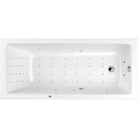 Акриловая ванна Whitecross Wave Slim 160x80 0111.160080.100.NANO.CR с гидромассажем — фото 1, Ванны