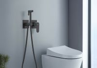 Гигиенический душ со смесителем Aquatek Оберон Черный матовый арт-AQ1220MB — фото 5, Гигиенические души