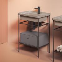 Консоль под раковину Artceram Fuori 60 ACA056 56 Moka — фото 1, Консоли для раковины